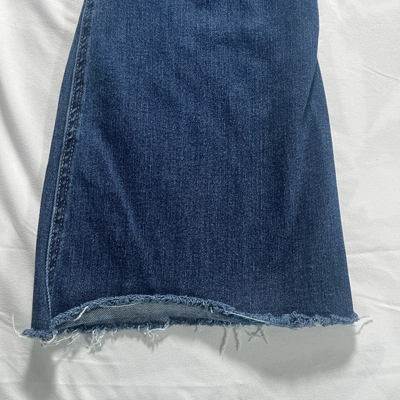 Judy Blue Dark Wash Distressed Flare Jeans Juniors size 7/28 stretch JB88739 - Picture 12 of 15